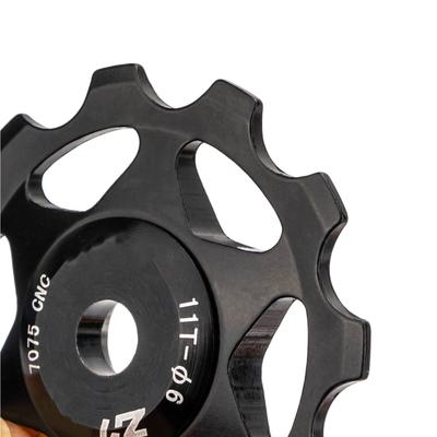 11T Fahrräder Schaltwerk Pulley Bikes Schaltwerk Pulley Sealed Bearing Wheel Aluminium Alloy Shift Guide Wheel