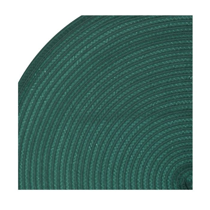Set de table tresse rond emeraude