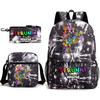 Rhythm box cartoon animation primary school schoolbag sprunki fourth grade lightweight burden reduction large capacity backpack bag