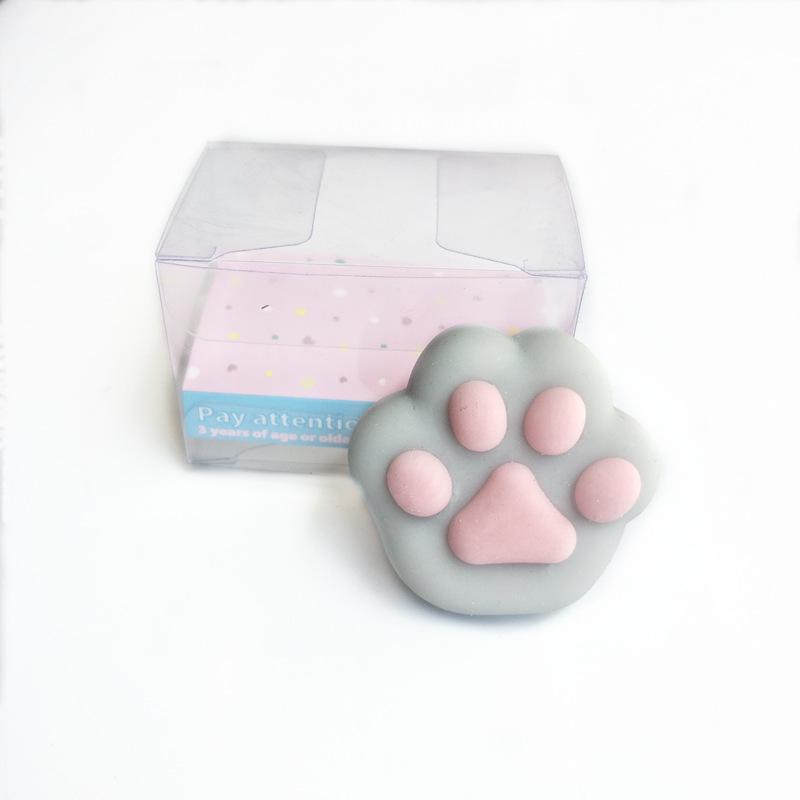 Japan Moe Small Animal Squeeze Toy: Soft Rubber Dumpling Peach