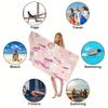 1pc, Cute Pink Unicorn Beach Towel, Size Is Soft, Sandproof And Lightweight, Suitable for Swimming, Pools And Camping