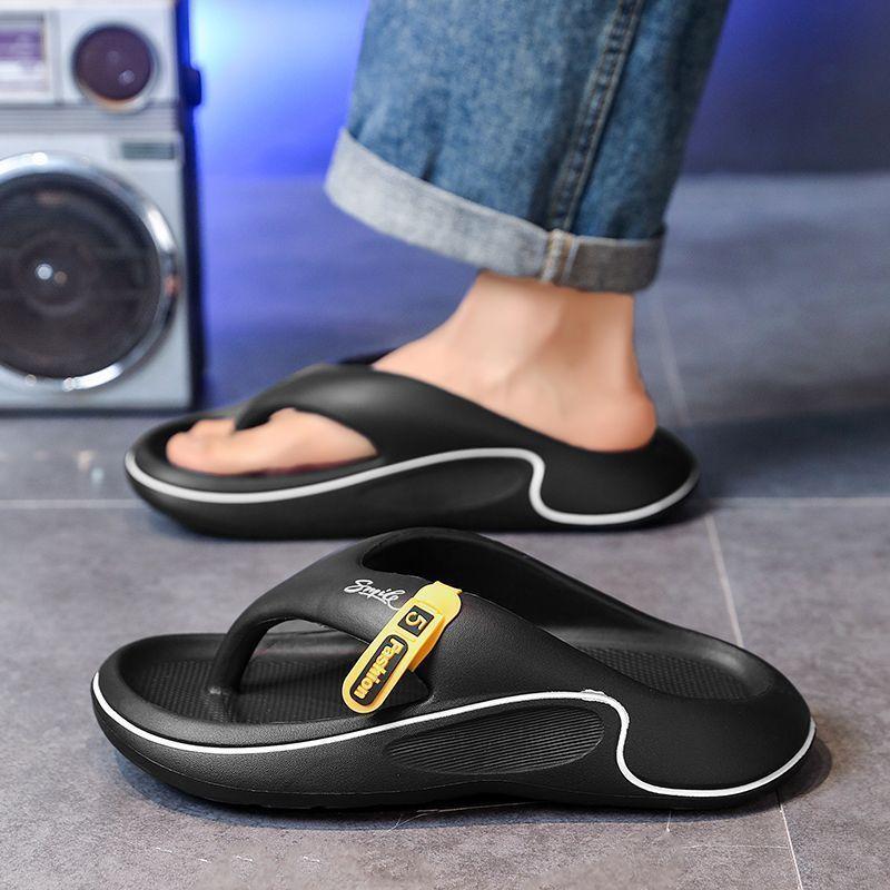 Men's EVA Flip Flops Lightweight Comfortable Slip On Sandal Beach Shoes for Indoor Outdoor Use Durable Non Slip Sole