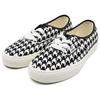 Vans Authentic Houndstooth Comfortable Versatile Low-Top Skate Shoes Unisex sneaker Black White VN000BW5YB2