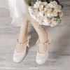 Fashion French Ladies Mary Janes Shoes Luxury Brand Sexy High Heel Banquet Sandals Designer New Light Grace Party Shoes Pumps Shoe Mujer