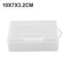 Transparent Plastic Storage Jewelry Boxes Compartment Adjustable Containers For Beads Earring Box For Jewelry Rectangle Boxes