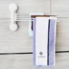 Nail-free Bathroom Towel Rack Traceless Rotatable Towel Hanger for Bedroom Kitchen Toilet Supplies