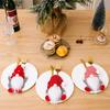 Christmas Decorations Cartoon Faceless Doll Christmas Cutlery Set Dwarf Cutlery Set Rudolf, Crown Of Austria Christmas Cutlery Set
