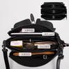 Large Capacity Simple Leather Retro Messenger Bag Wide Shoulder Strap Lock Single Shoulder Messenger Bag OEM