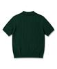 ORIGINALDAY Cotton Cable Short Sleeve Collared Knit Green