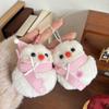 Cute Snowflake Scarf Snowman Plush Stuffed Doll Keychain Kawaii Snowman Winter Plush Toy Backpack Pendant Accessories Gifts