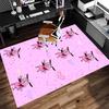 1pc Courage the Cowardly Dog Print Area Rug - Soft, Washable Non-Slip Indoor Mat for Office Chairs, Living Room, Home Office Decorative Rug