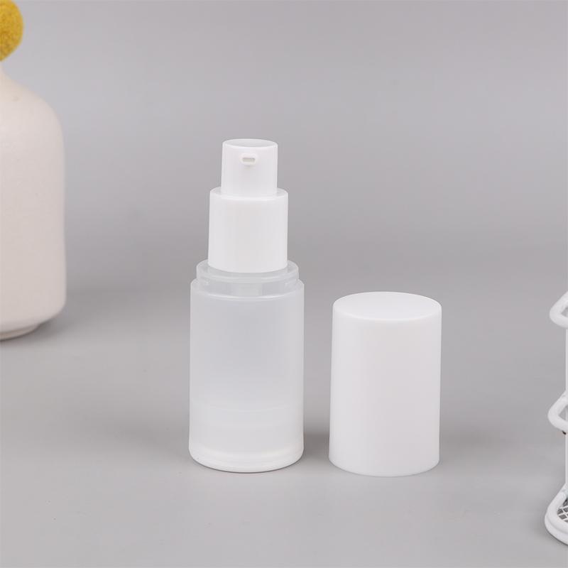 15 ml-100 ml Weiße Leere Vakuum Airless Plastik Lotion Creme Flaschen Behälter Reisegröße Cremebehälter Pumpe Parfümflasche