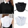 Detachable False Collar Solid Color Lapel Half Shirt Fashion Fake Collar  Women Girls