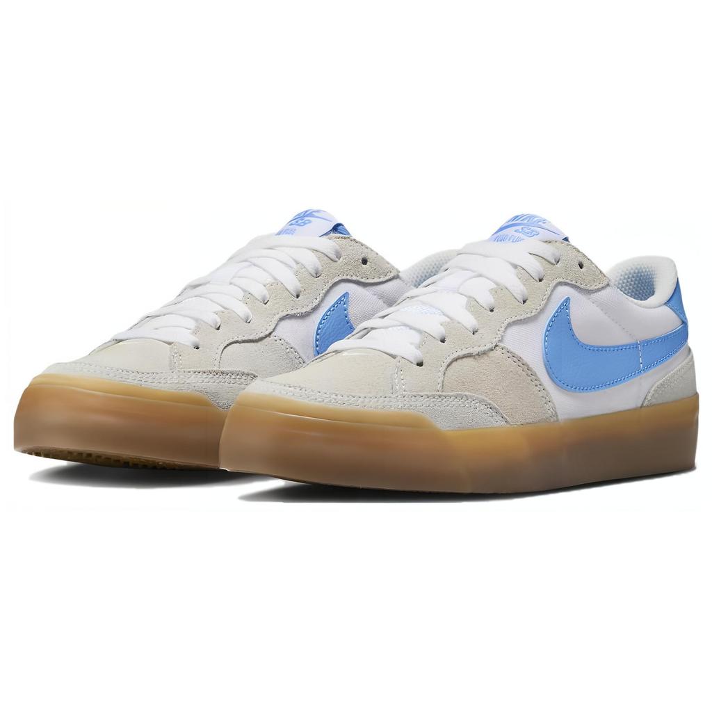 New Nike Zoom Pogo Plus White University Blue Gum Women's DR9114-100