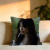 Popular Actor JJenna OOrtega Square DoubleSided printed Pillow Case Bedroom Bedside Pillow Sofa Cushion Cover