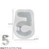 2026 New DIY Crystal Resin Arabic Numerals Candlestick Symbols & Gypsum Resin Candle Base Handmade Number Mold for Crafting