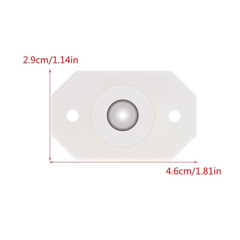 Practical Adhesive 360 Degree Rotating Wheels set Self Adhesive Caster Wheels for Storage Furniture & Small Appliances