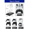 [BROWN PARKER] Controller Stand (Holds 2) Compatible with Various Game Controllers (Black)
