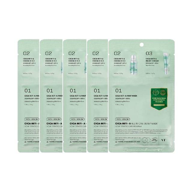 VT Cica Reti-A All In One 3 Step Mask Bundle Set