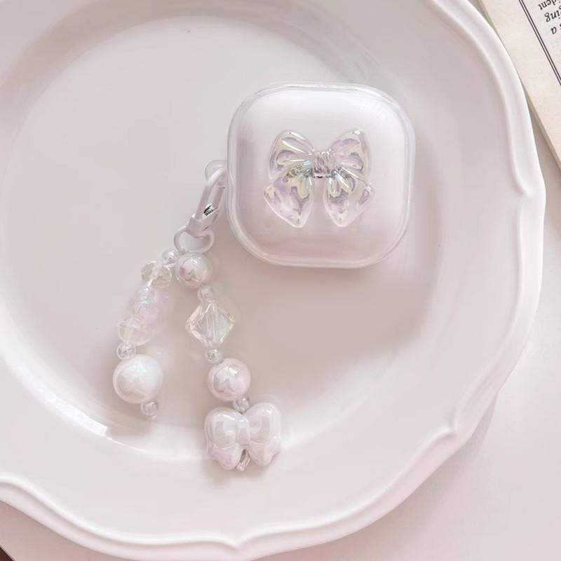 For Anker Soundcore R50i /P20i / R50i NC K20i C30i P30i P40i Cute Love/angel Pendant Transparent Silicone Earphone Cover