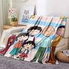 Chibi Maruko‑chan Flannel Blanket, High quality Comfortable for All Seasons, Home Decor, Warmth and Comfort