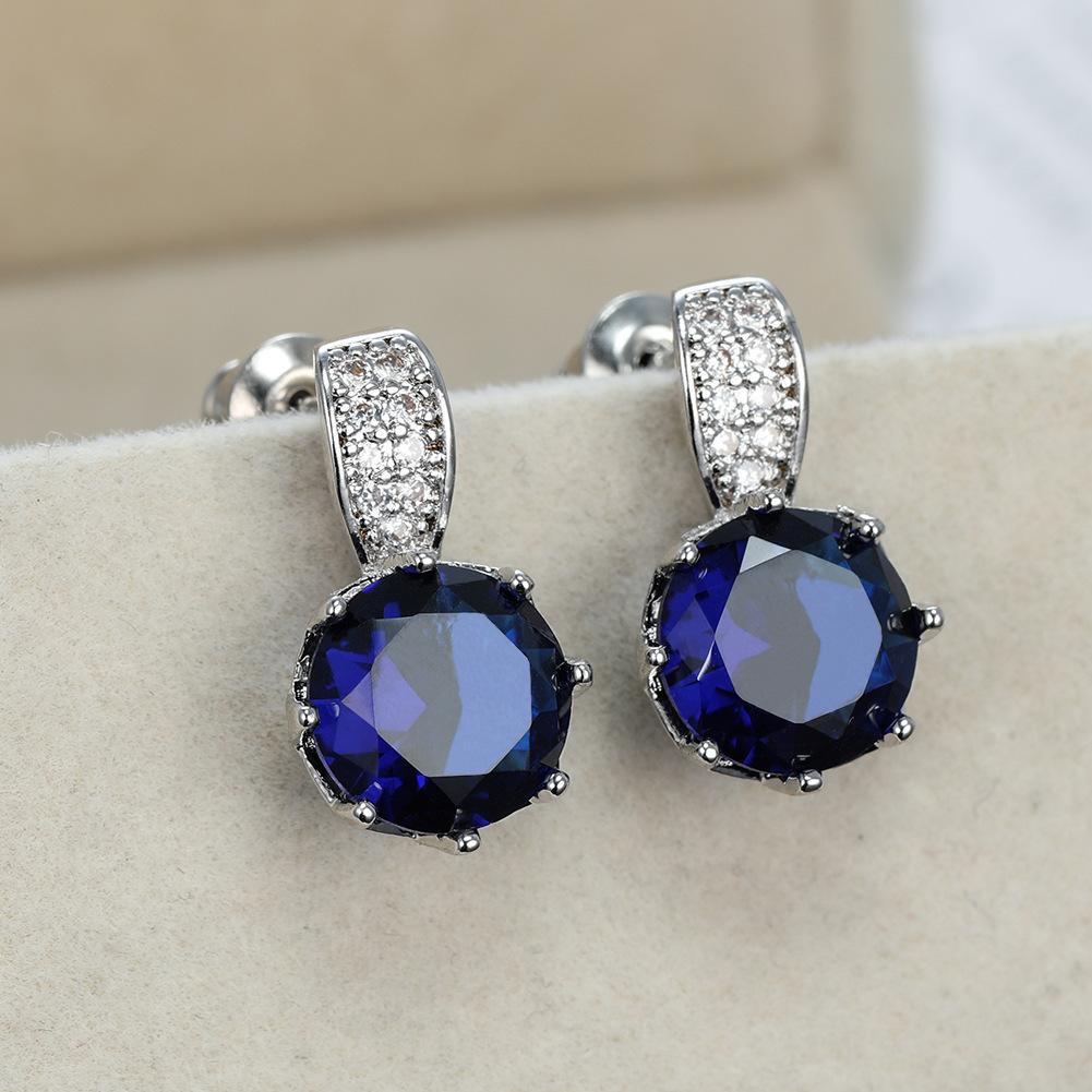 Green empty wish women's simple personality ear buckle octopus earrings jewelry women's