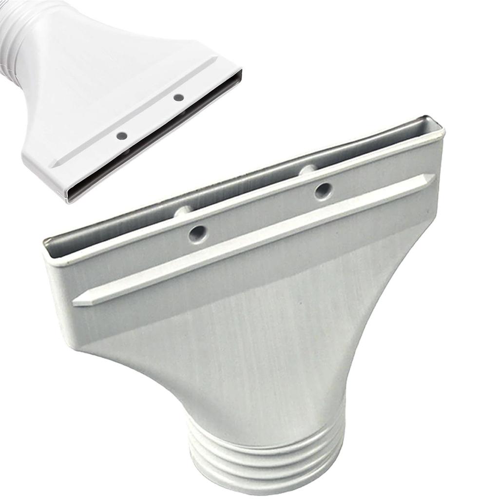 Exhaust Port For Air Conditioning Outlet Pipe Connector Flat Exhaust Nozzle Plastic Flat Hose Adapter Window Air Vent Connector