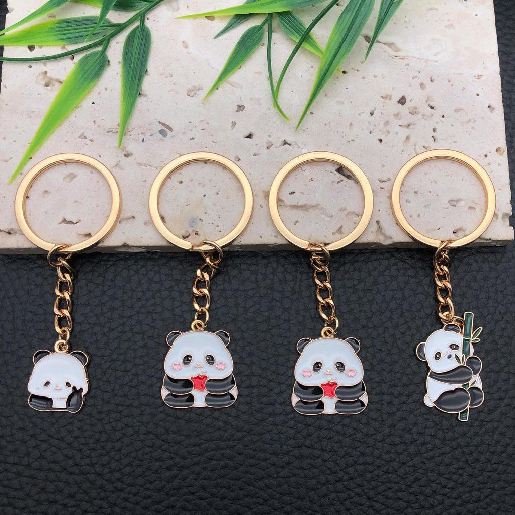 Adorable Giant Panda Keychain Pendant: Perfect Companion or Friend Gift