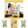 Adorable Meow Bear Plush Toy For Girls Soft Cuddly Doll Great Birthday Gift For Kids