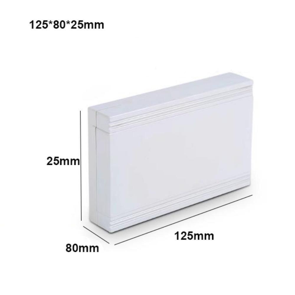 White Black Storage Case ABS Plastic Housing Instrument Case  Electronic Supplies