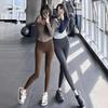 Damen Yoga & Sport Fitnesshose: Pilates, Po-Lifting, Bauchstraffung, Laufen, Basis-Schicht Shark-Hose.