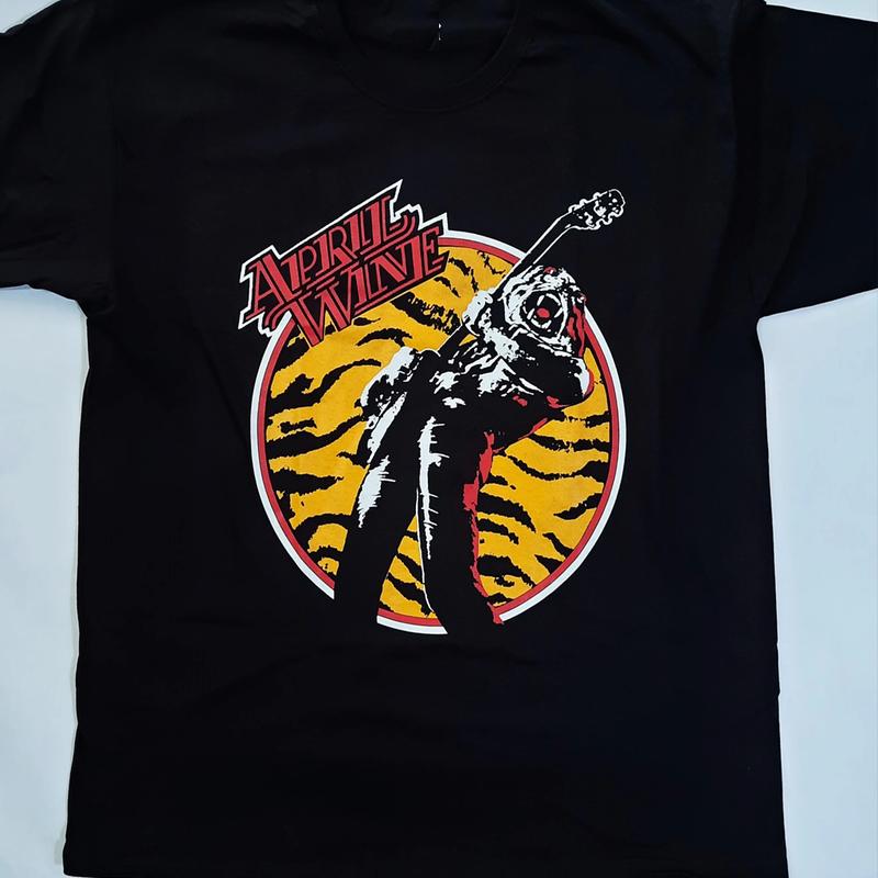 April Wine Band VTG Black T-shirt Unisex T-Shirt