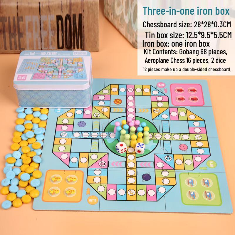 Brangdy Wooden Multi-Game Set for Kids