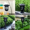 1Pc Solar Mosquito Killer Lamp Outdoor Mosquito Killer Household Physical Shock Mosquito Repellent Outdoor Courtyard Balcony Lighting