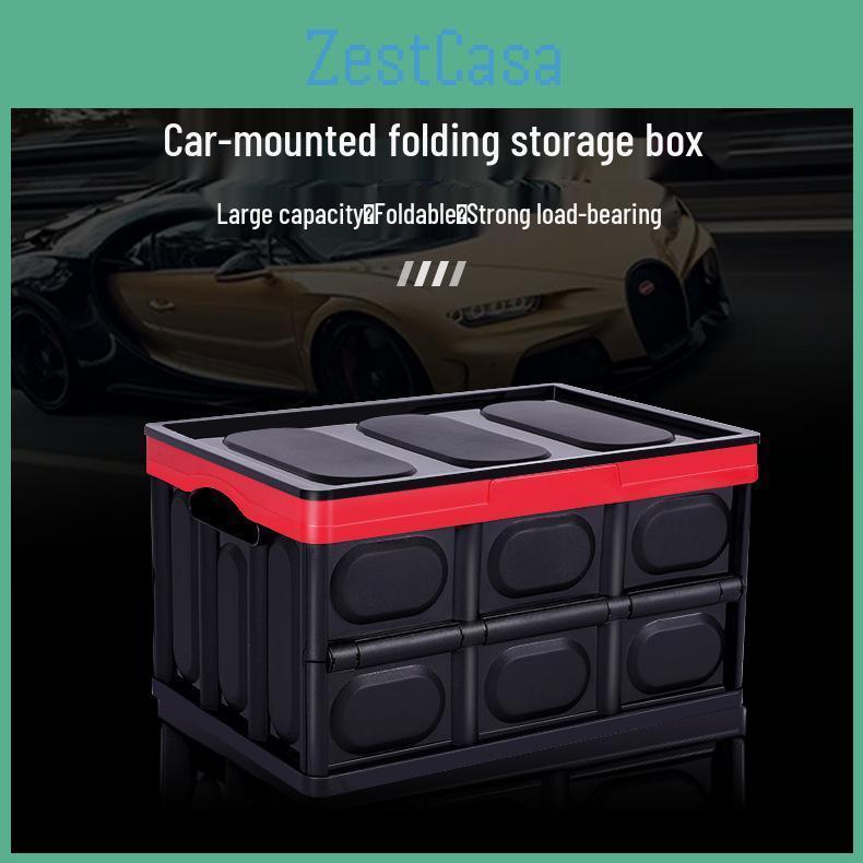 Storage Folding Large Extra Plastic Box For Clothes And Outdoor Car Organizing