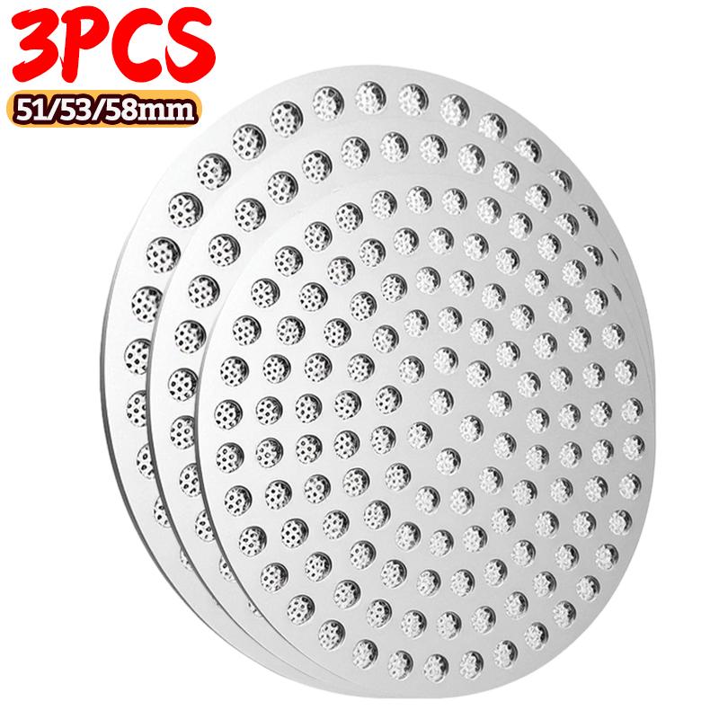 51/53/58mm Doppellagig 304 Edelstahl Kaffeefilter Feines Netz Wiederverwendbarer Kaffee-Siebträger Sieb Professionelles Espresso-Zubehör