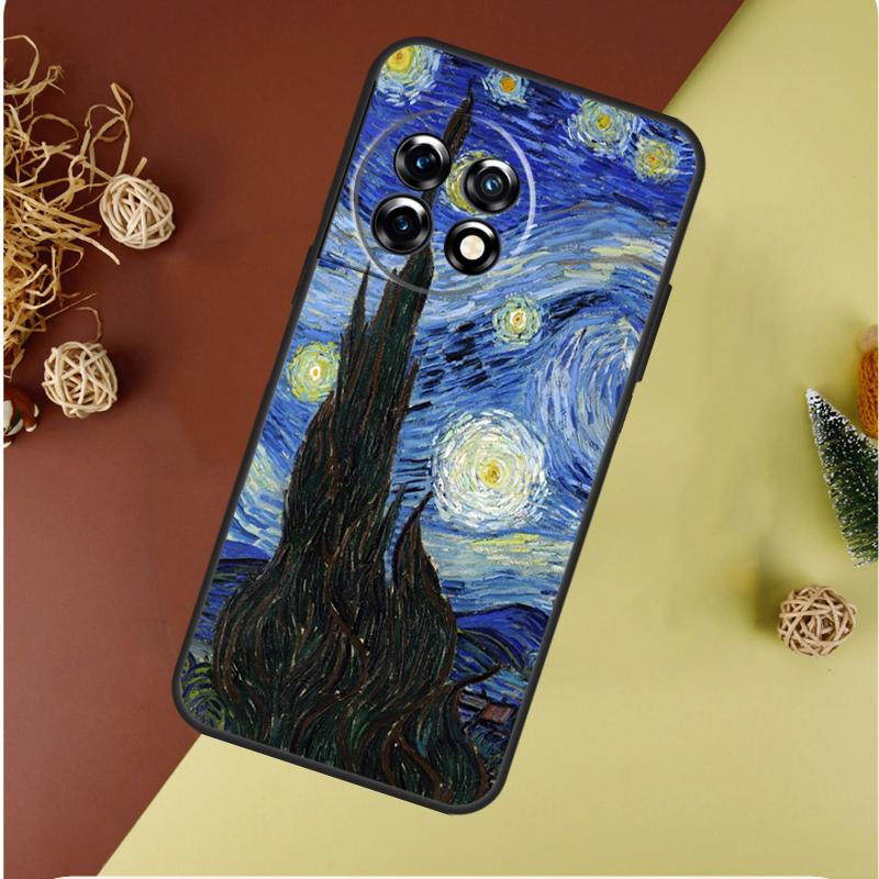 Van Gogh Starry Sky For OnePlus Nord CE 4 3 2 Lite N20 N30 9 10 Pro 8T 9RT 10T 10R 13R 12R 11 12 13 Phone Case