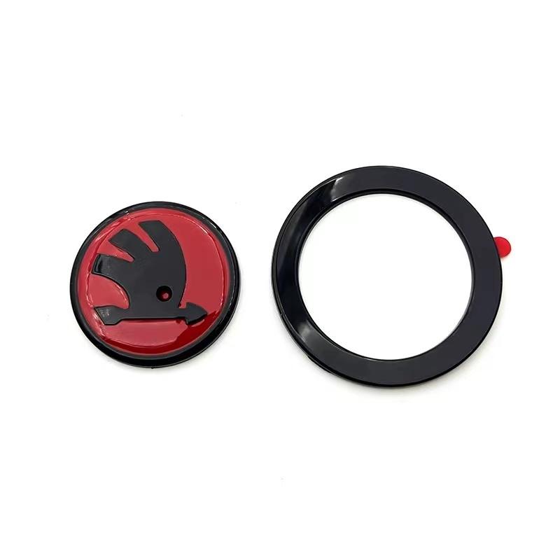 2025 Nieuwe Auto Stuurwiel Badge Embleem Sticker Auto Interieur Accessoires Voor Skoda Yeti Kodiaq Octavia Karoq Kamiq Fabia Rapid