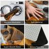 1 Stück Anti-Ermüdungs-Küchenteppiche, Hundedesign-Druck Wasserdicht Rutschfest Dick Gepolsterte Küchenmatte Strapazierfähige Komfort-Stehmatte für die Küche