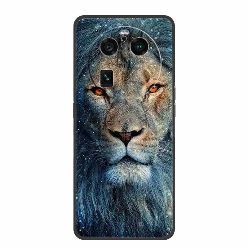 For Oppo Find X6 Pro Case Original Soft Silicone Shockproof Phone Back Cover Cases for Oppo Find X6 Pro 5G Cool Protector Shell