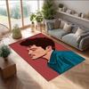 Soft Crystal Velvet Floor Rug,Bruno Mars Anti Slip Decorative Carpet, Plush Area Mat For Indoor Home Decoration