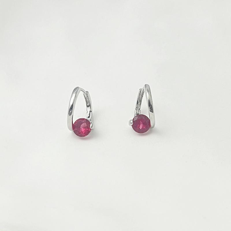 Pendientes Geométricos Coreanos de Circonita: Diseño Elegante, Versátil, Minimalista