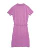 High School Disco Heart Ruffle Knit Ops_Pink