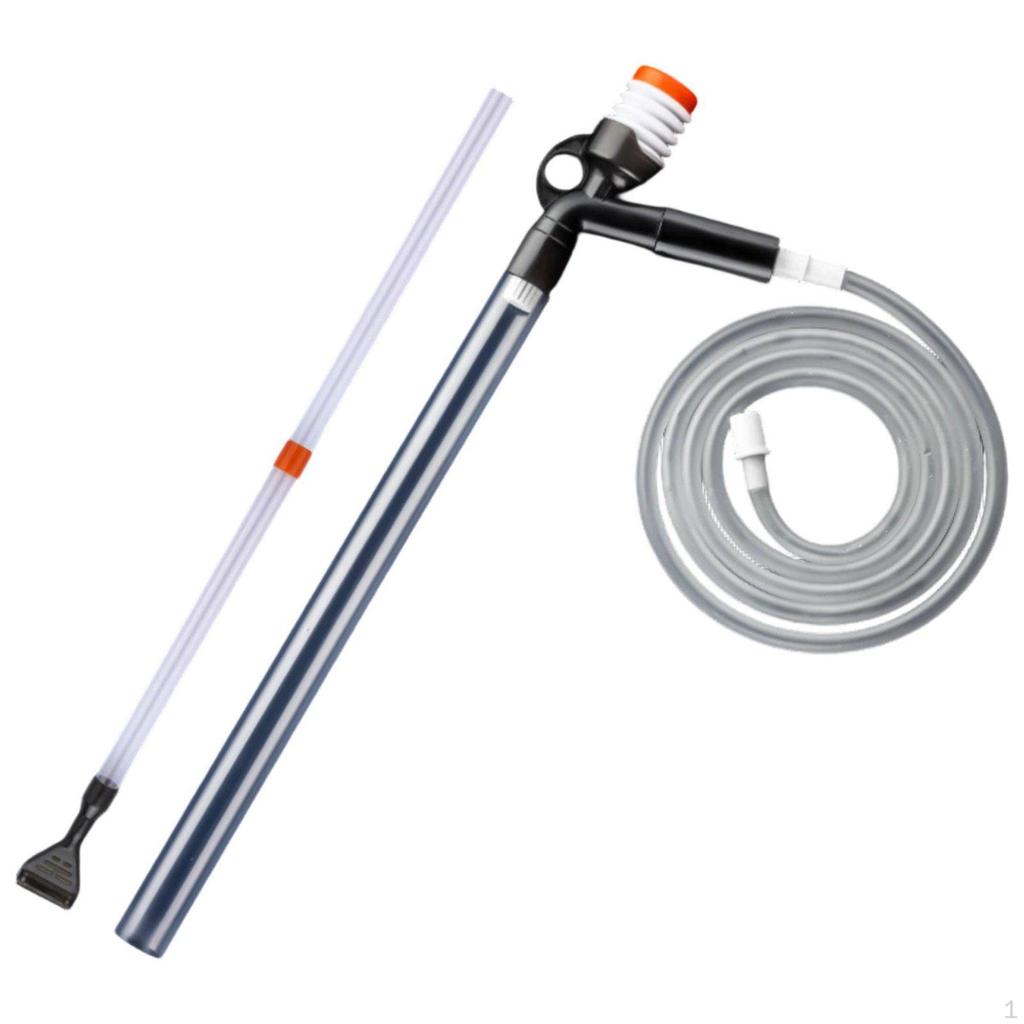 Aquarium Water Changer Debris Removal Hand Pump Siphon Easy to Use