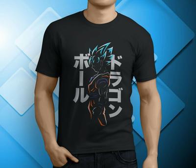 Goku Süper Saiyan Gül Mavi Dragon Ball Süper Z Unisex Tişörtler