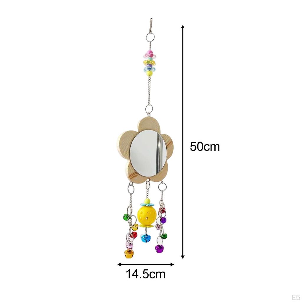 Hühner-Spiegelspielzeug, Tier-Spielzeug Robust mit Kette von Bunt