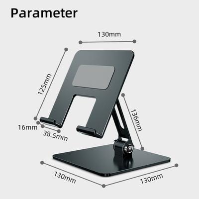 Verstellbarer Laptop-Ständer für Schreibtisch Metall Faltbar Laptop-Erhöhungen Tragbar Laptop-Halter Halterung Kühlung Computer Notebook
