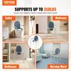 Commode Chair, Bedside Commode with Wider Toilet Seat, 7-Level Adjustable Height, 5.8L Removable Bucket, Easy To Assemble, 350 LBS Capacity, Raised