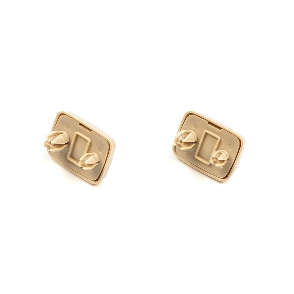 EDP1657-1 2 Pieces Sun Visor Shade Holder Hook Clips Beige Color for  A1 A3 A4 B7 B8 B9 A5 A6 C6 Q2 Q3 Q5 TT Seat Exeo