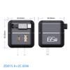 65W GaN Mobile Charger with Retractable Cable, USB & Type-C Ports, Compatible with Chinese & European Plugs